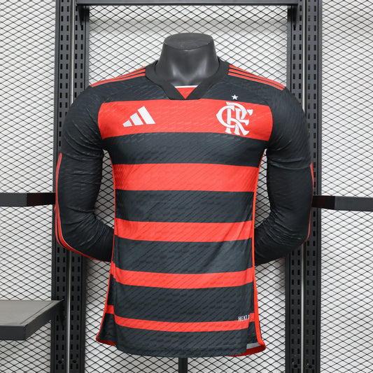 24/25 Long Sleeve Flamengo Home Player Edition S-XXL