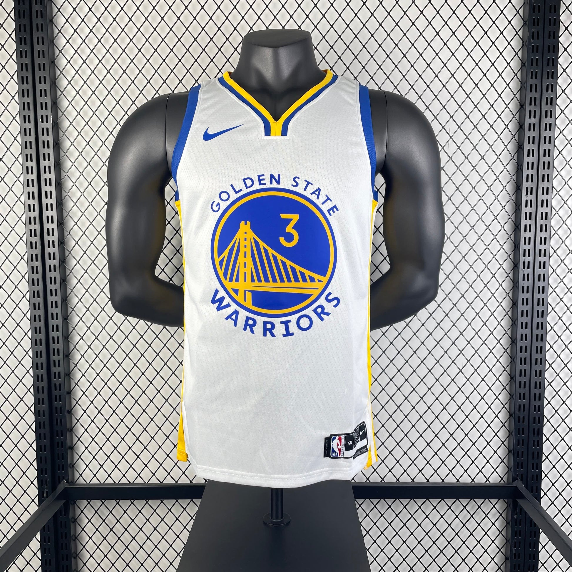 23 Season Warriors V-neck White 3 # Paul