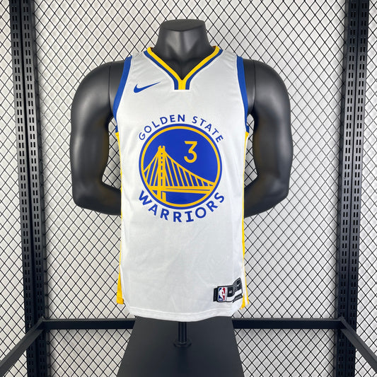 23 Season Warriors V-neck White 3 # Paul
