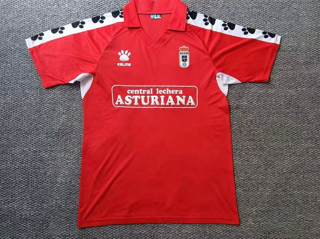 Retro 1990/91 Real Oviedo away S-XXL3