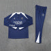 /26 Jordan PSG Royal Blue Half Pull Training Suit (Adults&amp;Kids)7