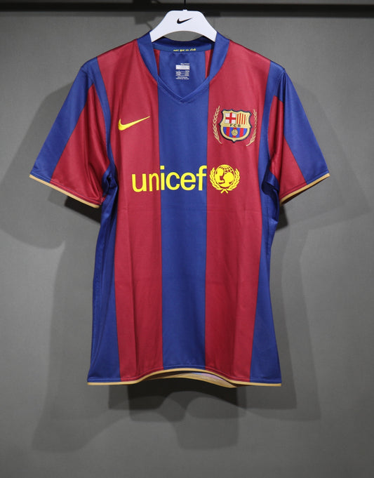 Retro 2007/08 Barcelona home player edition S-3XL