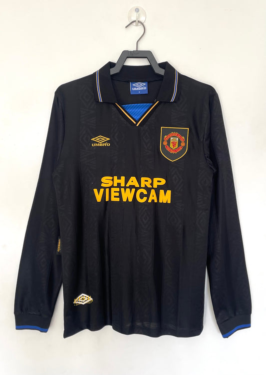 Retro 1993/94 Manchester United black long sleeved S-XXL