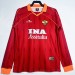 Retro 1999/00 Roma home long sleeved Yupoo Soccer Jerseys S-XXL6
