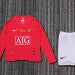 Retro Kids 2007/08 Manchester United home Champions League edition long sleeved&amp;Size16~286