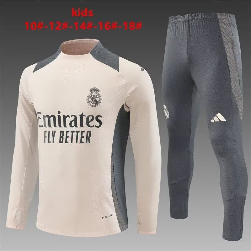24/25 Kids # Real Madrid Apricot [Player Version] Size 10-18