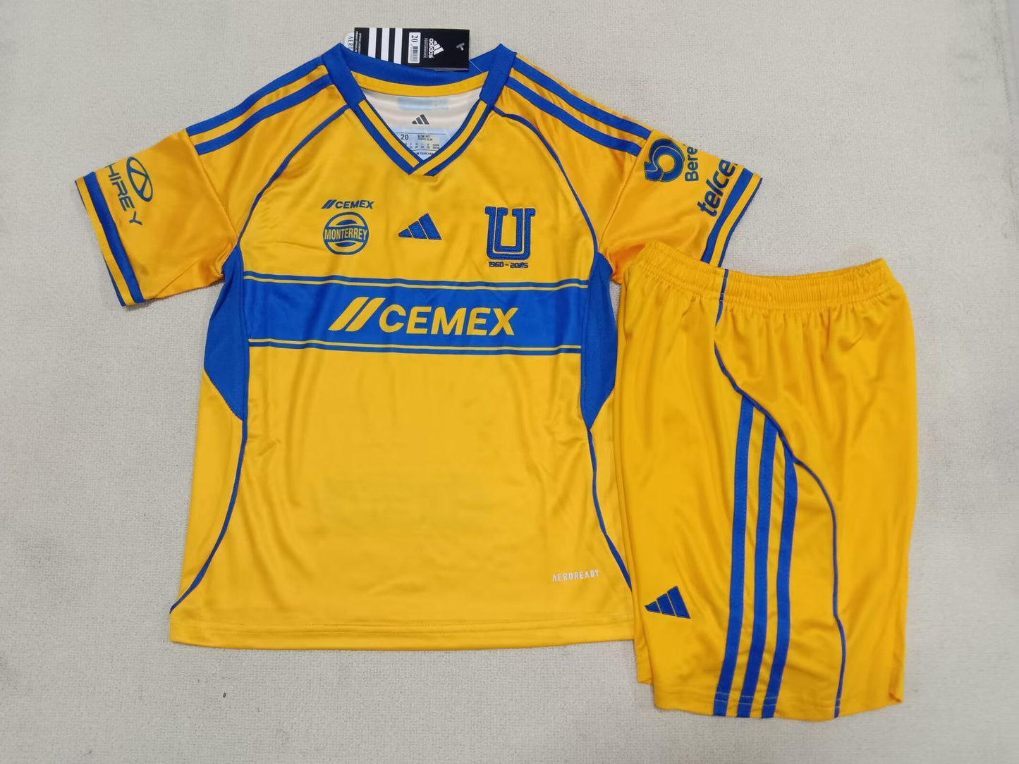 25/26 Kids Tigres UANL Home Size 16~28