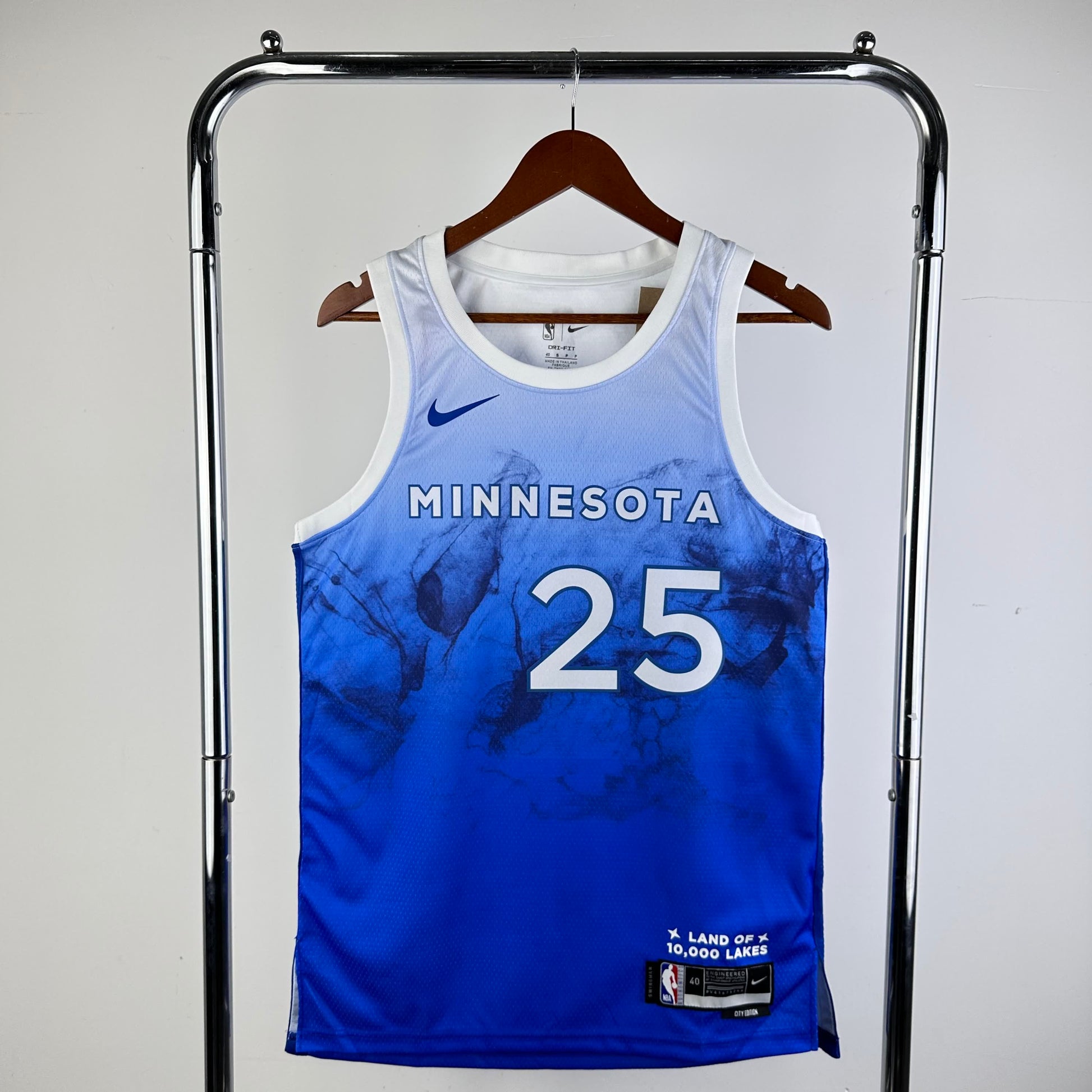 24 Season Timberwolves City Edition 25 # Rose