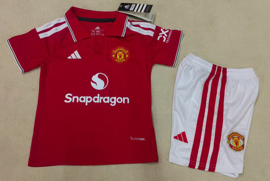 2026/27 Kids Manchester United Home Soccer Jersey&amp;Size 16-30