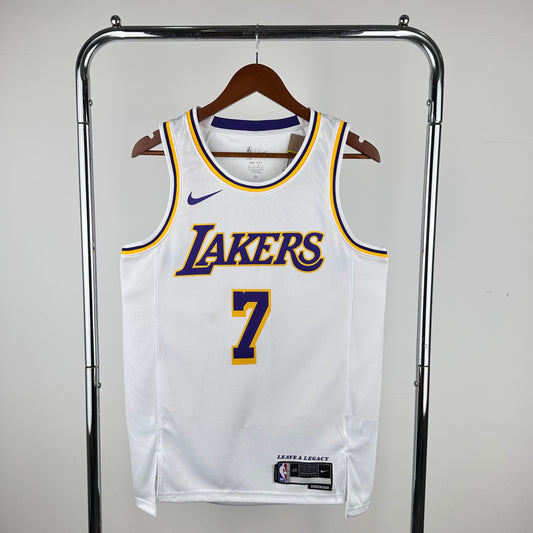 23rd season Lakers round neck white No. 7 Anthony