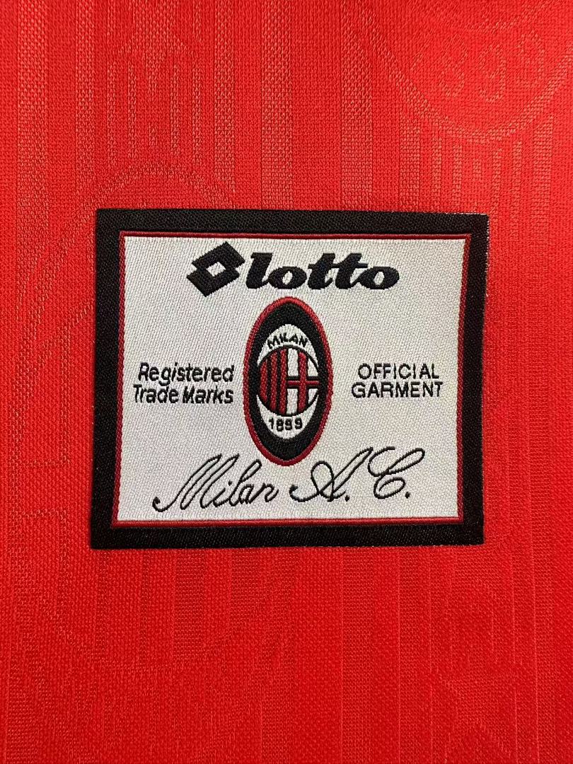 Retro 1997/98 AC Milan Red Special Edition S-XXL6