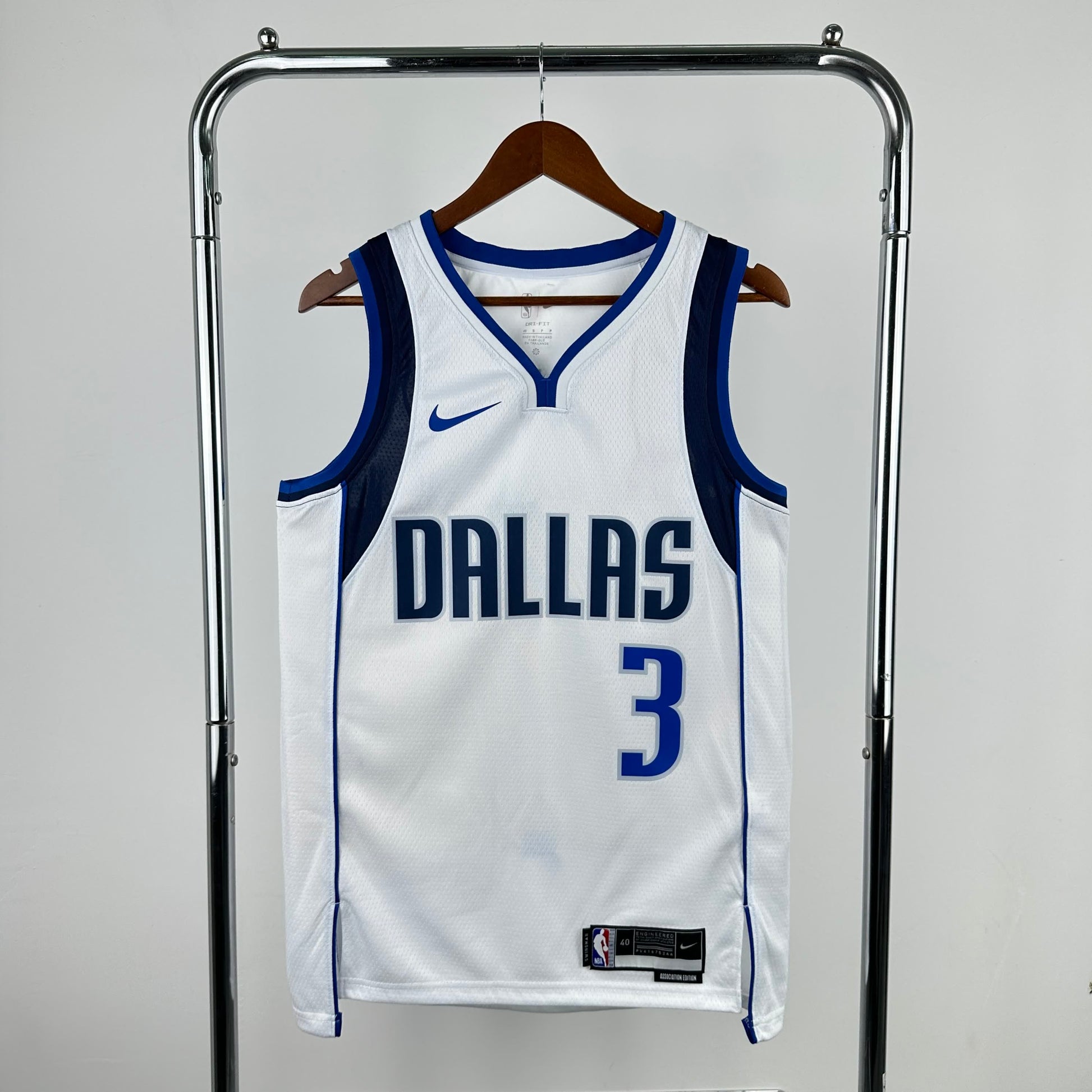 23 Season Mavericks White 3 # Davis S-XXL
