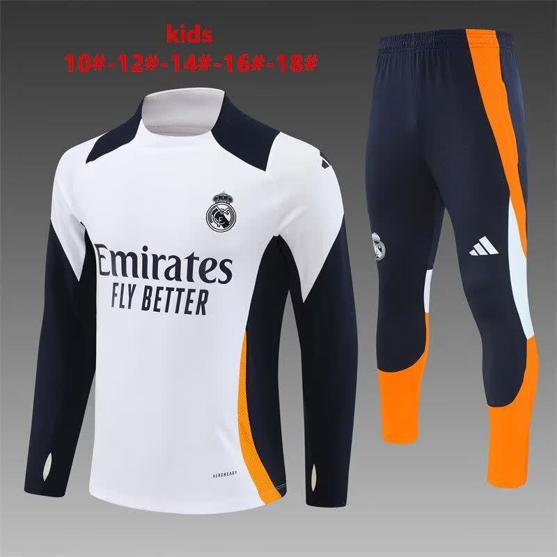 24/25 Kids # Real Madrid White [Player Version] Size 10-18