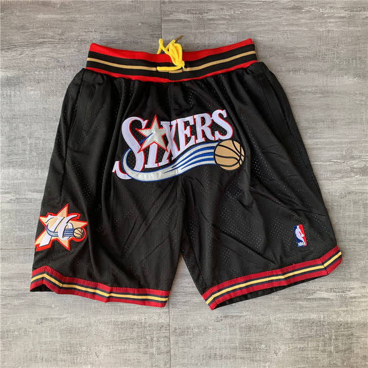 76ers JUST DON COBRAND PANTS - BLACK