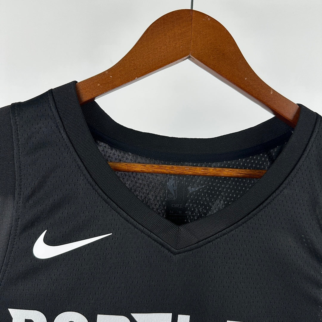 season Portland Trail Blazers away black 8 # Avdija NBA jersey S-XXL6