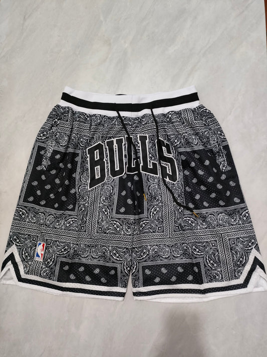 NBA Bulls Transfer Printed Shorts S-XXL