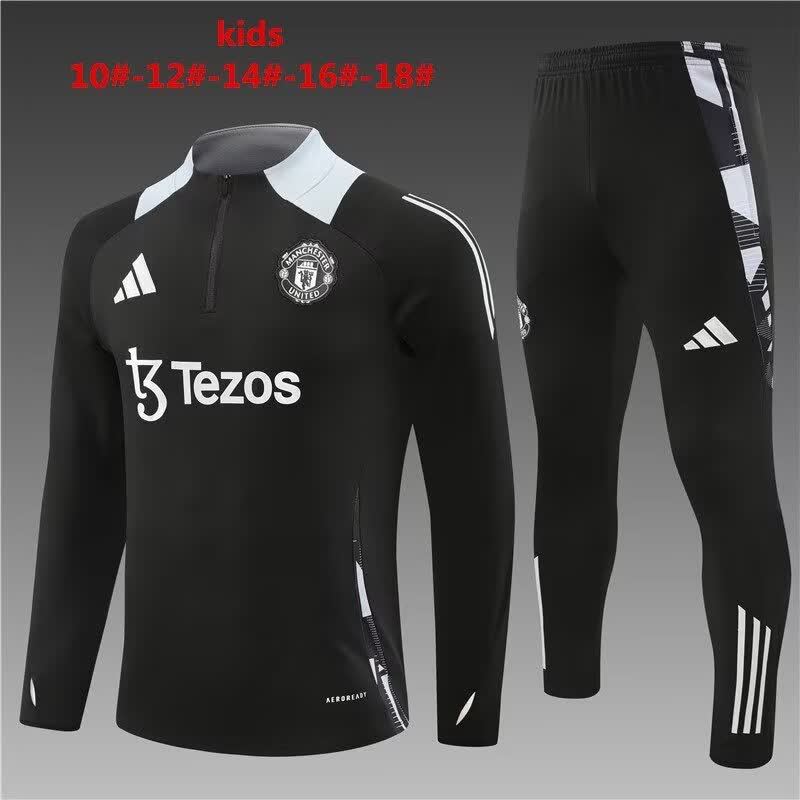 24/25 Kids # Manchester United Black Size 10-18