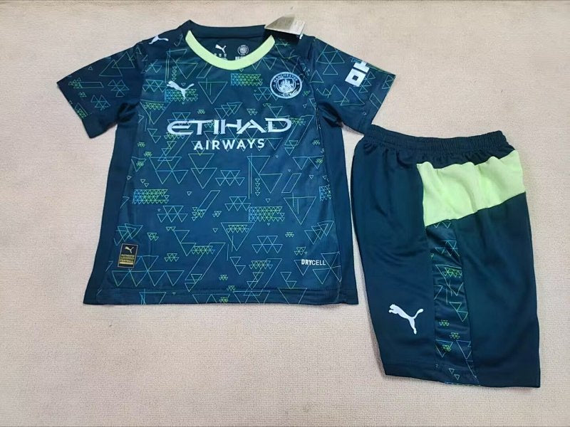 /26 Kids Manchester City third away Size16-305