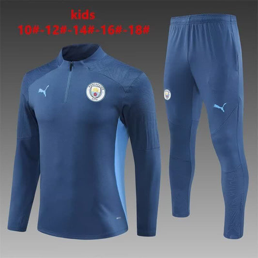 24/25 Kids # Manchester City Royal Blue Size 10-18