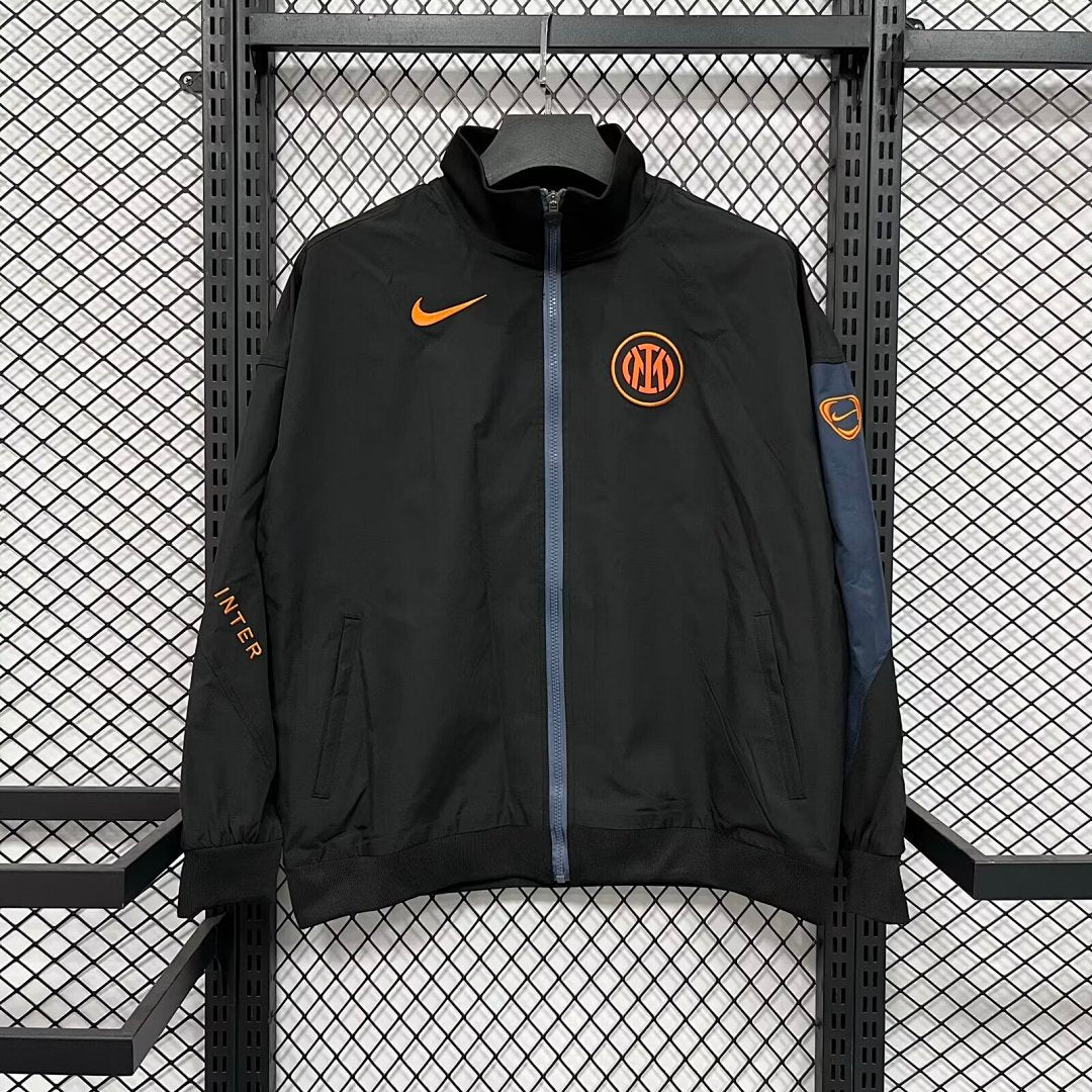/26 Inter Milan Black Windbreaker S-3XL3
