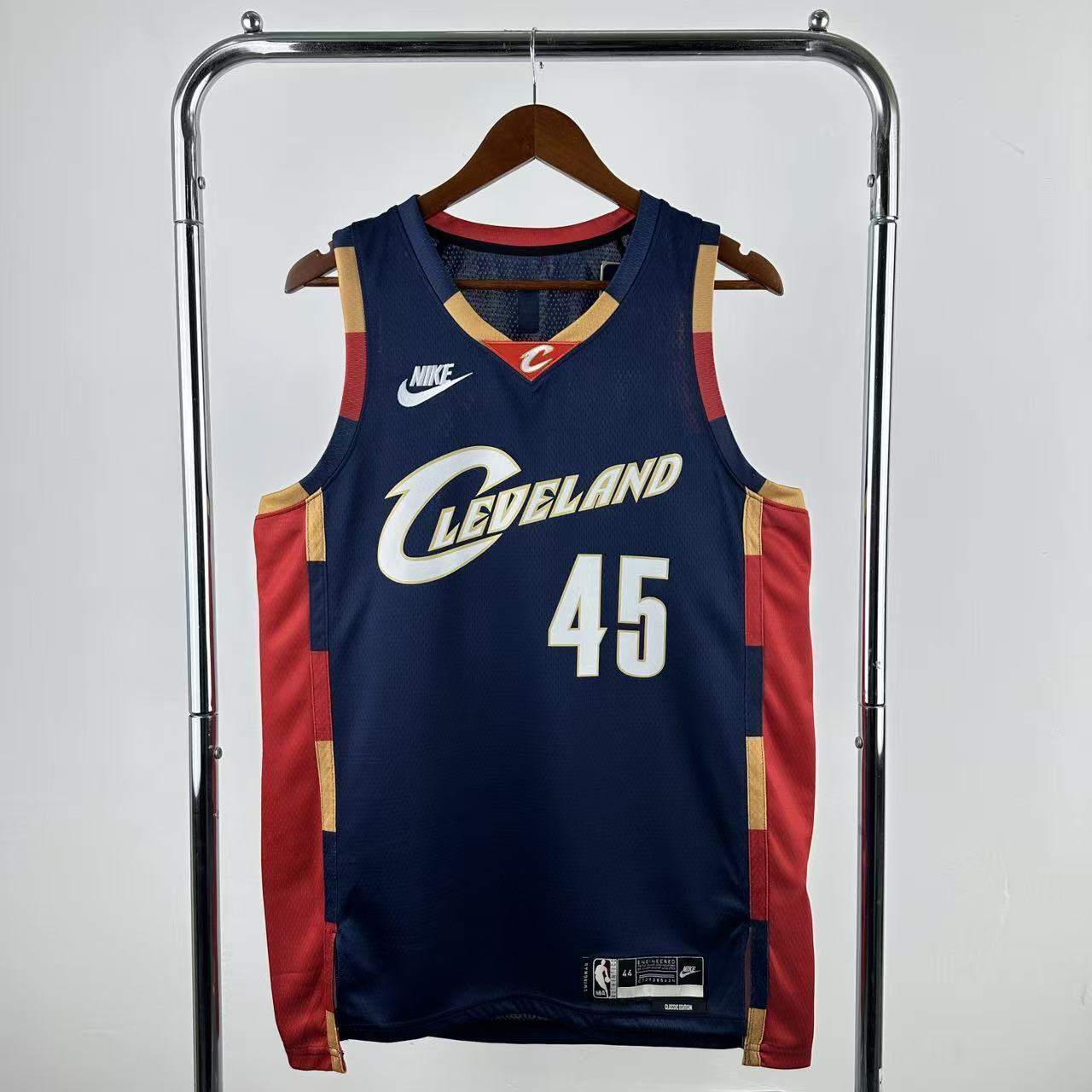 26th Cleveland Cavaliers Retro 45#Mitchell NBA Jersey S-XXL
