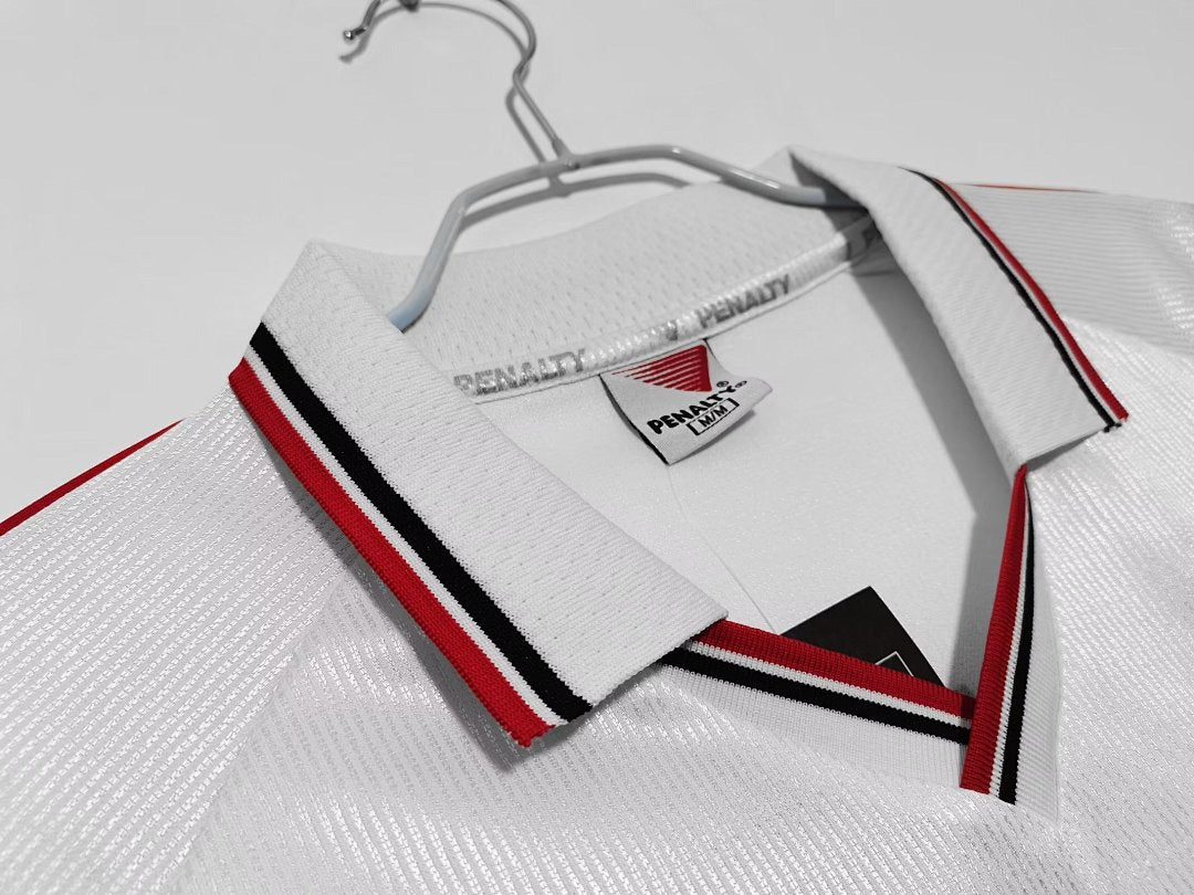 Retro 2000 Sao Paulo Home Collar Football Shirt S-XXL7