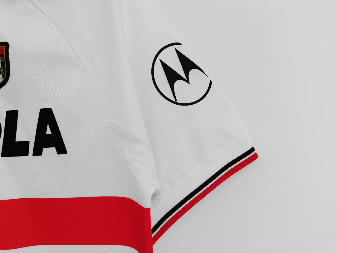 Retro 2000 Sao Paulo home round neck football jersey S-XXL7