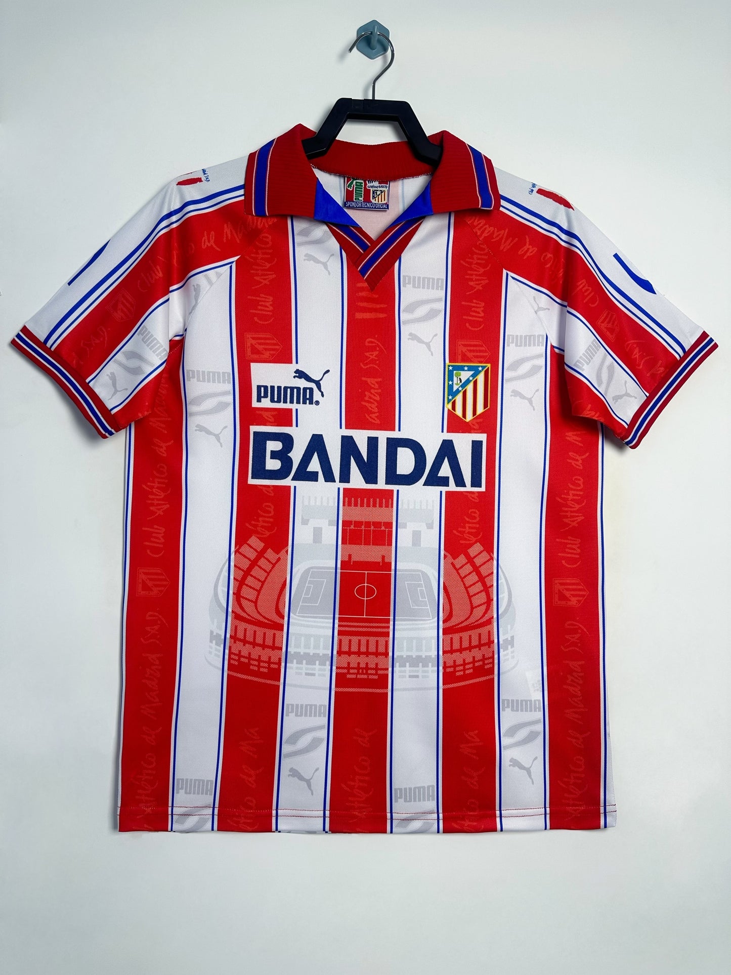 Retro 1996/97 Atletico Madrid home S-XXL