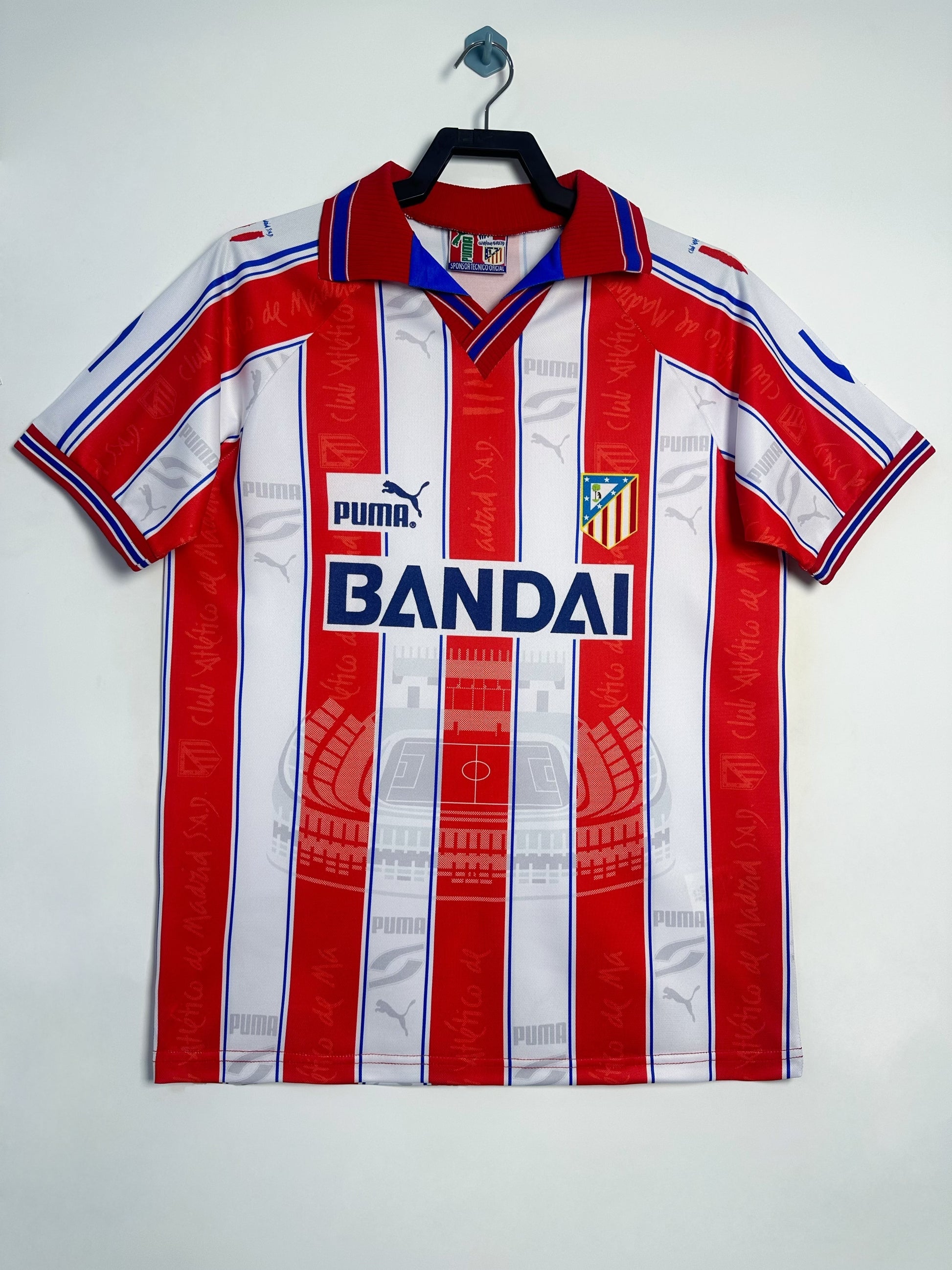 Retro 1996/97 Atletico Madrid home S-XXL