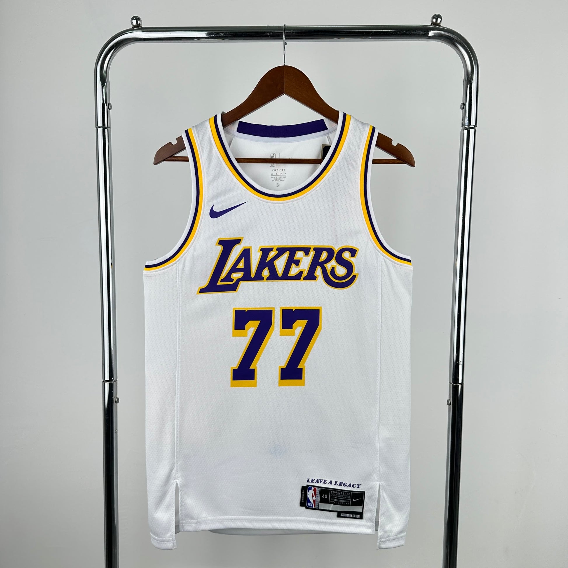 23 Season Lakers White 77 # Doni S-XXL