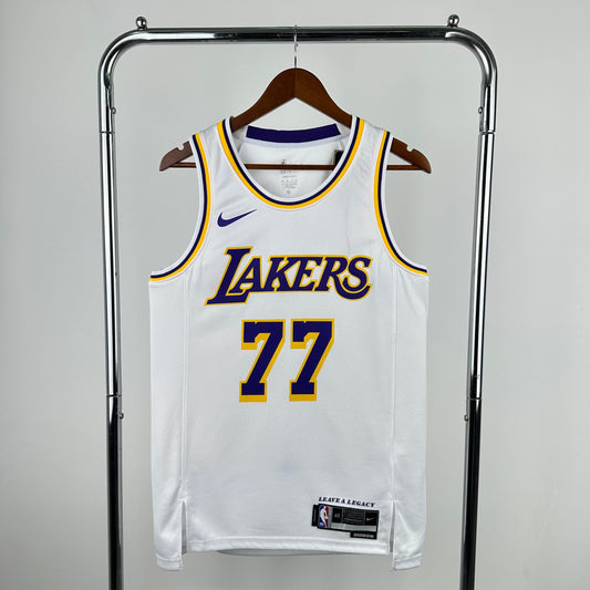 23 Season Lakers White 77 # Doni S-XXL