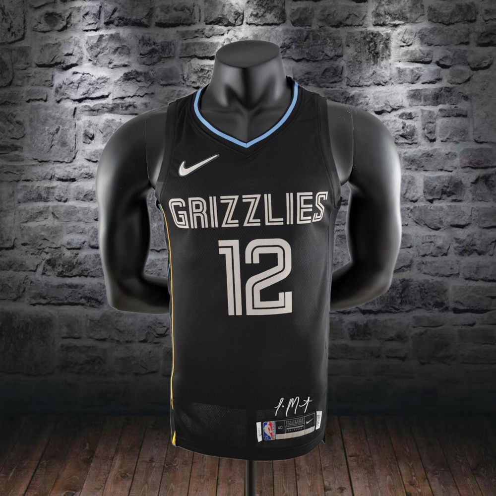MORANT#12 Memphis Grizzlies Honor Edition Black NBA Jersey
