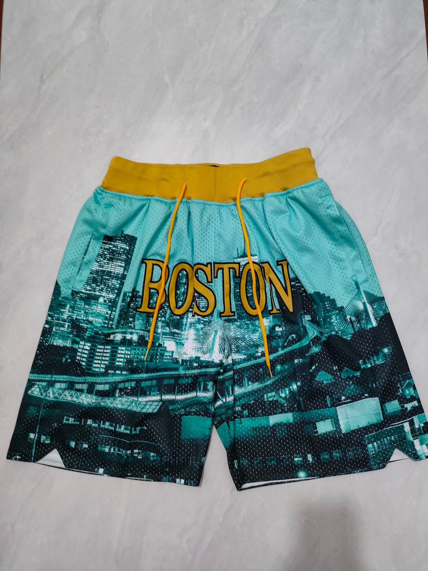Celtics Light Green Pocket Shorts