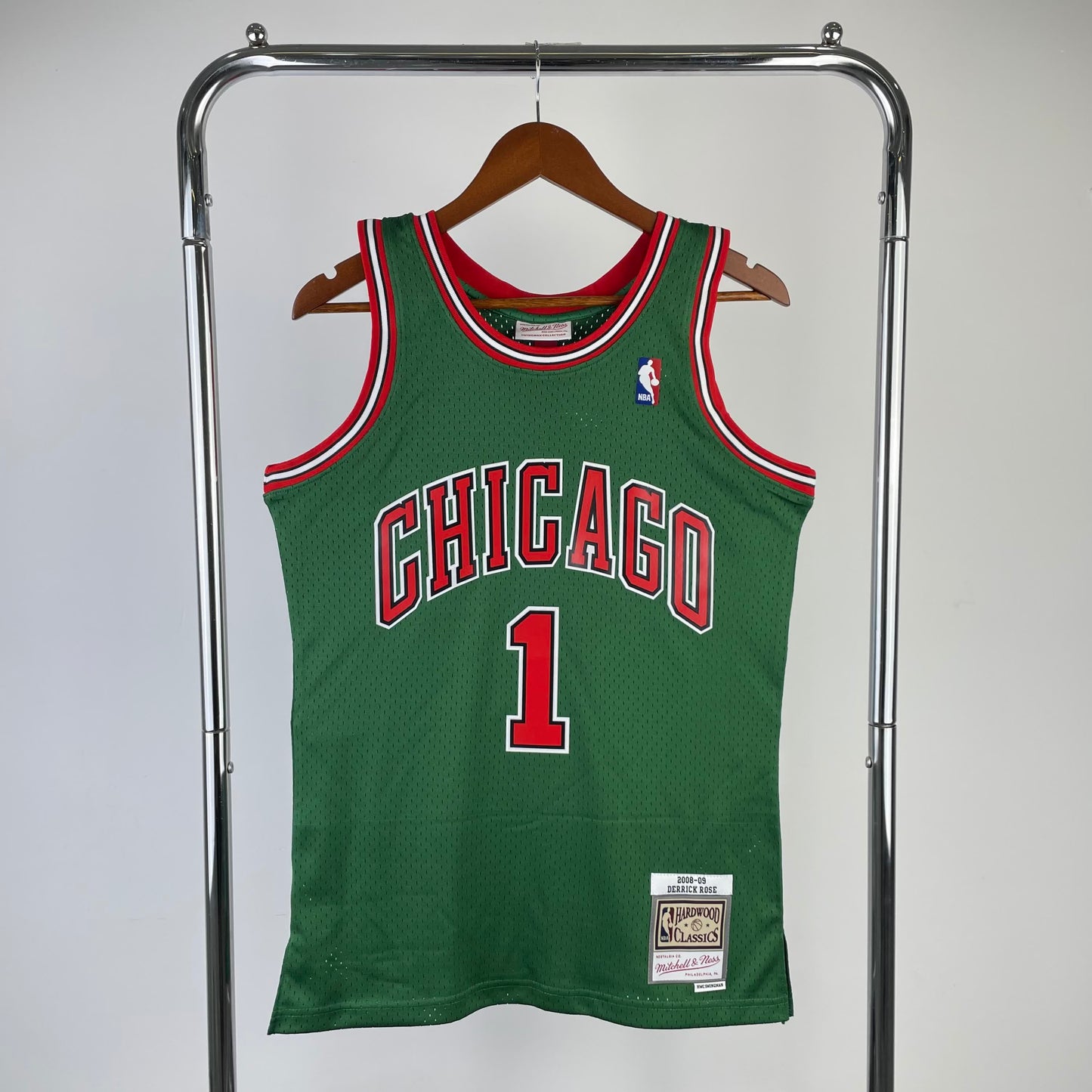 MN Heat Pressed Vintage Jersey: SW Bulls 08/09 Environmental Week (Dark Green) 1 # Rose