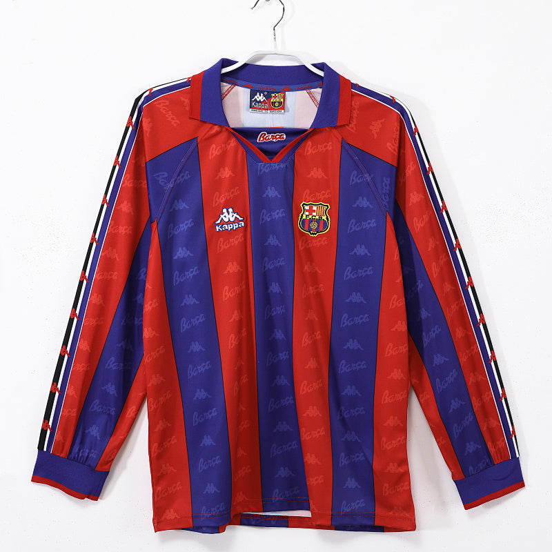 Retro 1995/97 Barcelona home long-sleeved shirt S-XXL6