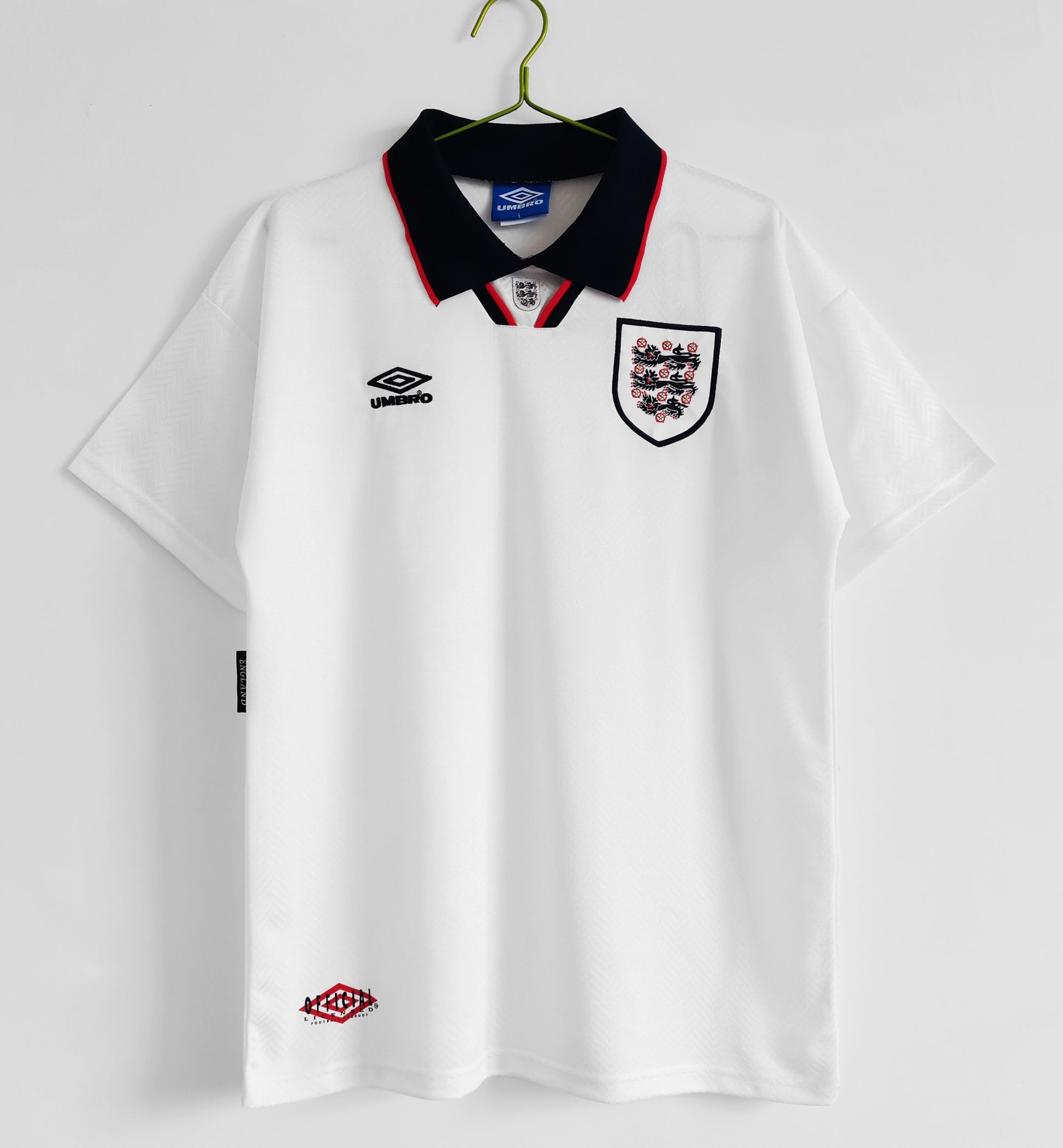 Retro 1994/95 England home jersey S-XXL