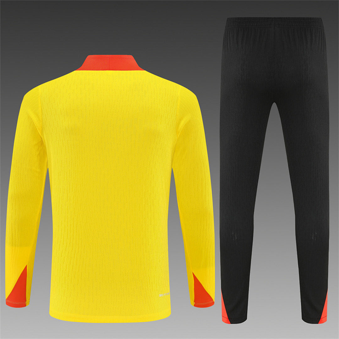 /26 Brazil Yellow Half Pull Training Suit (Adults&amp;Kids)8