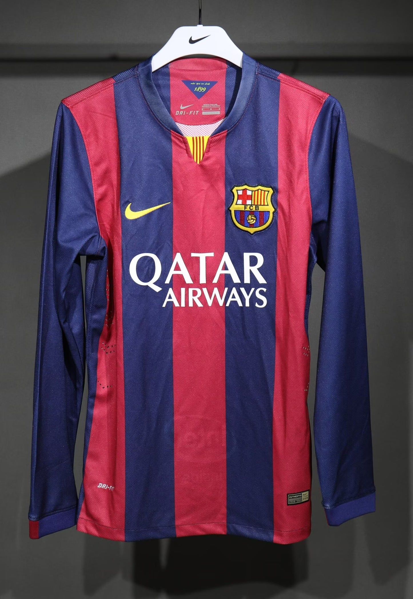 Retro 2014/15 Barcelona Home Long Sleeve Player Edition S-3XL