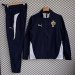 /26 Portugal Royal Blue Windbreaker Set S-XXL3