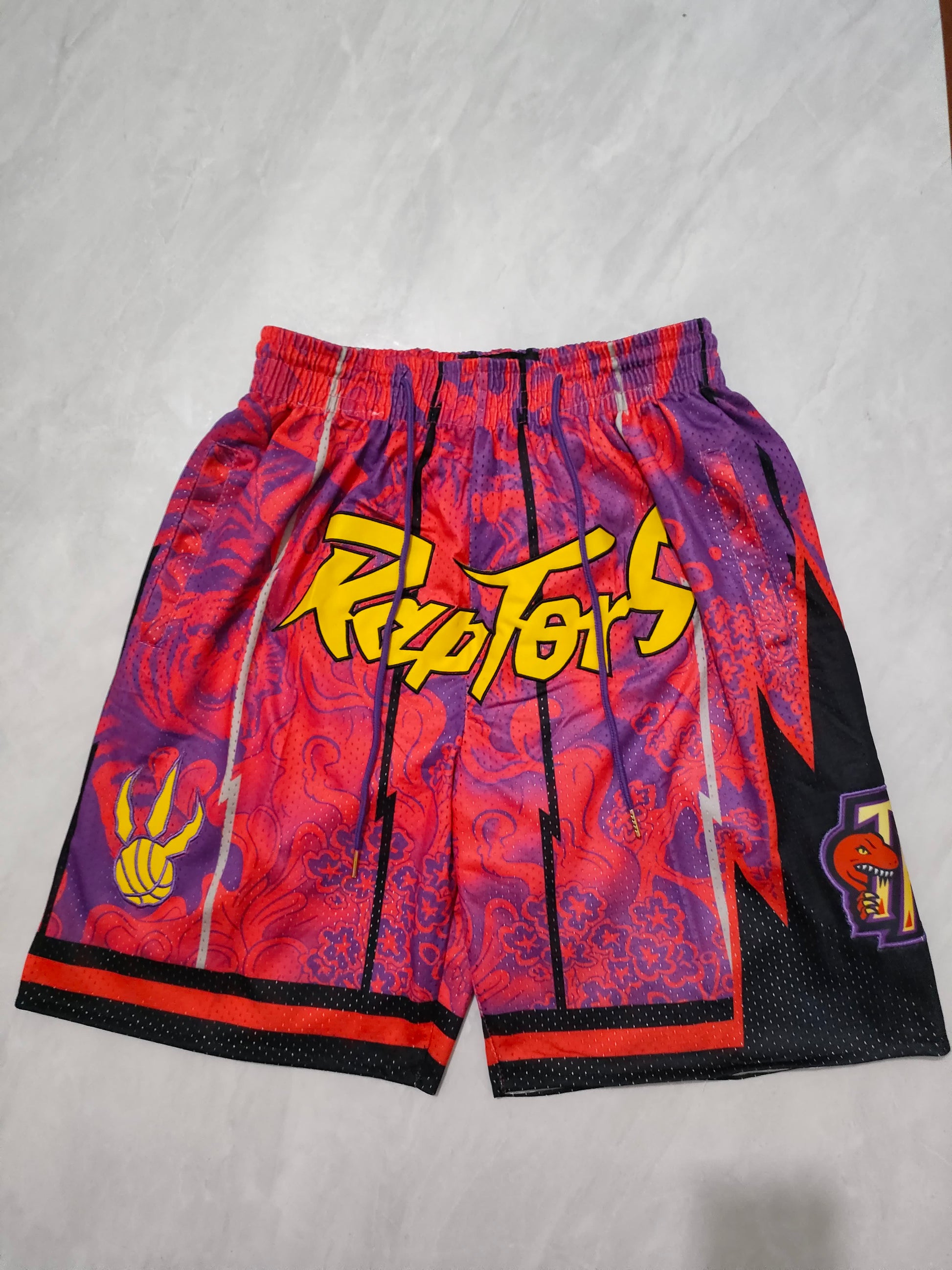 Tiger Year Raptors Purple Pocket Shorts
