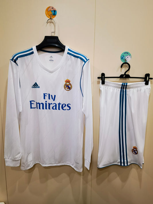 17/18 Real Madrid Home Long Sleeve