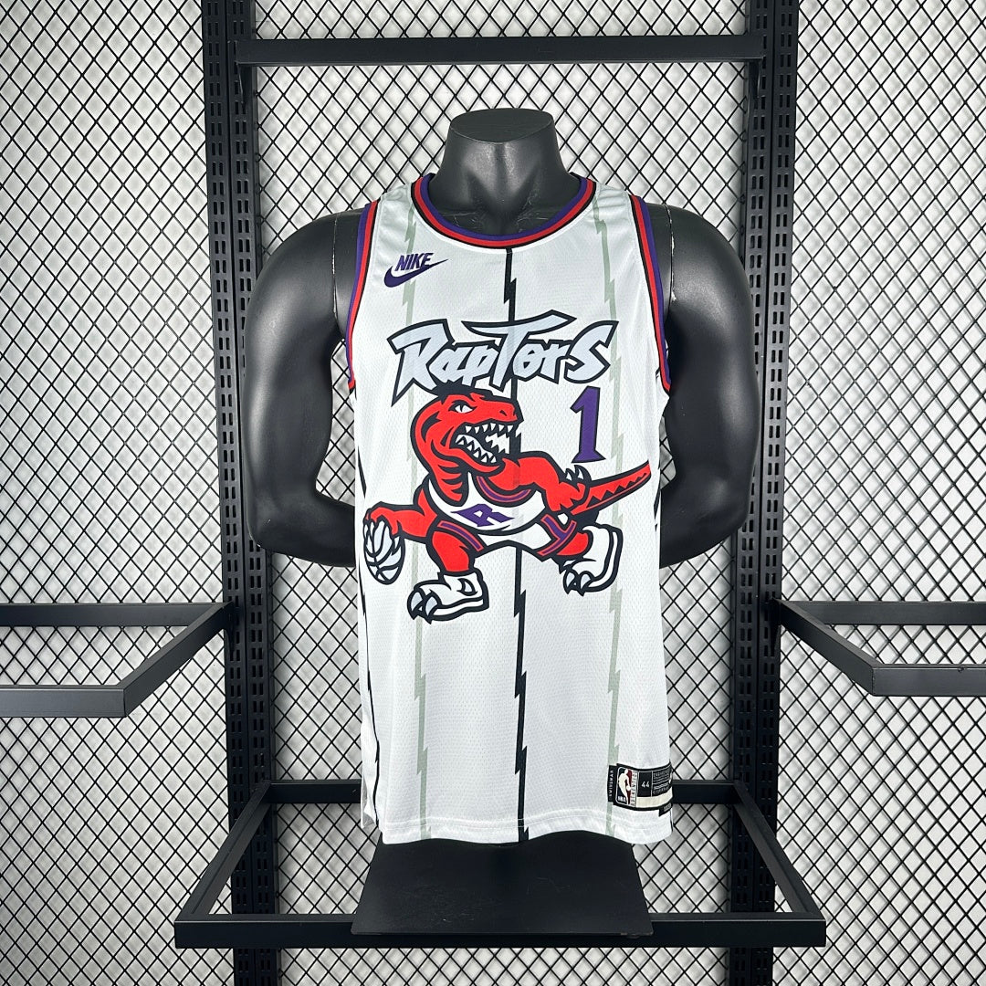 th season Raptors retro white 1 # McGrady S-XXL6