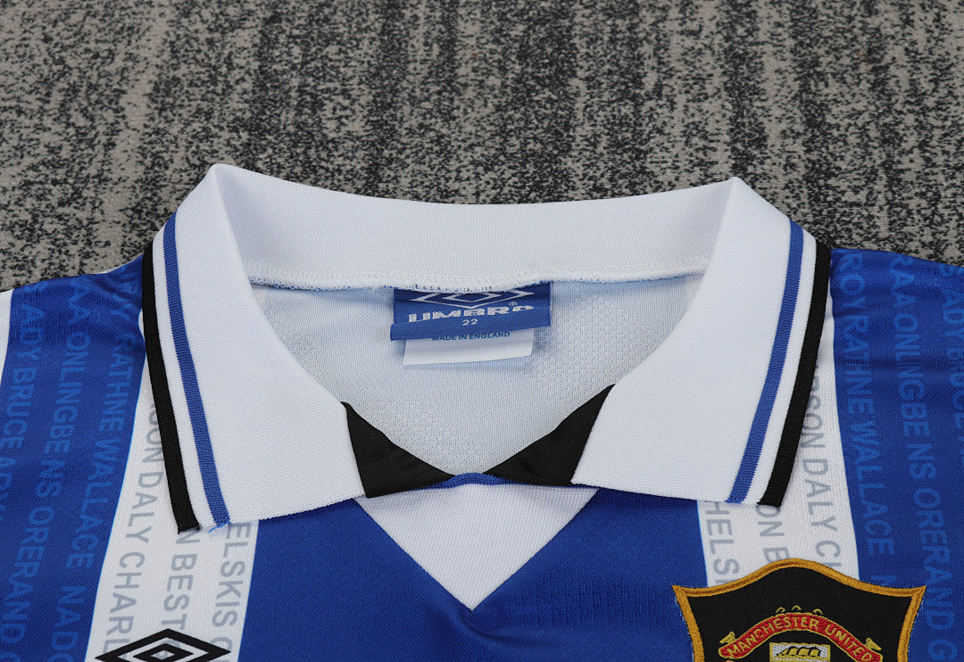 Retro Kids 1994/96 Manchester United Second away football shirt&amp;Size16-287
