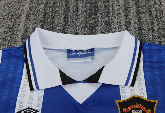Retro Kids 1994/96 Manchester United Second away football shirt&amp;Size16-287