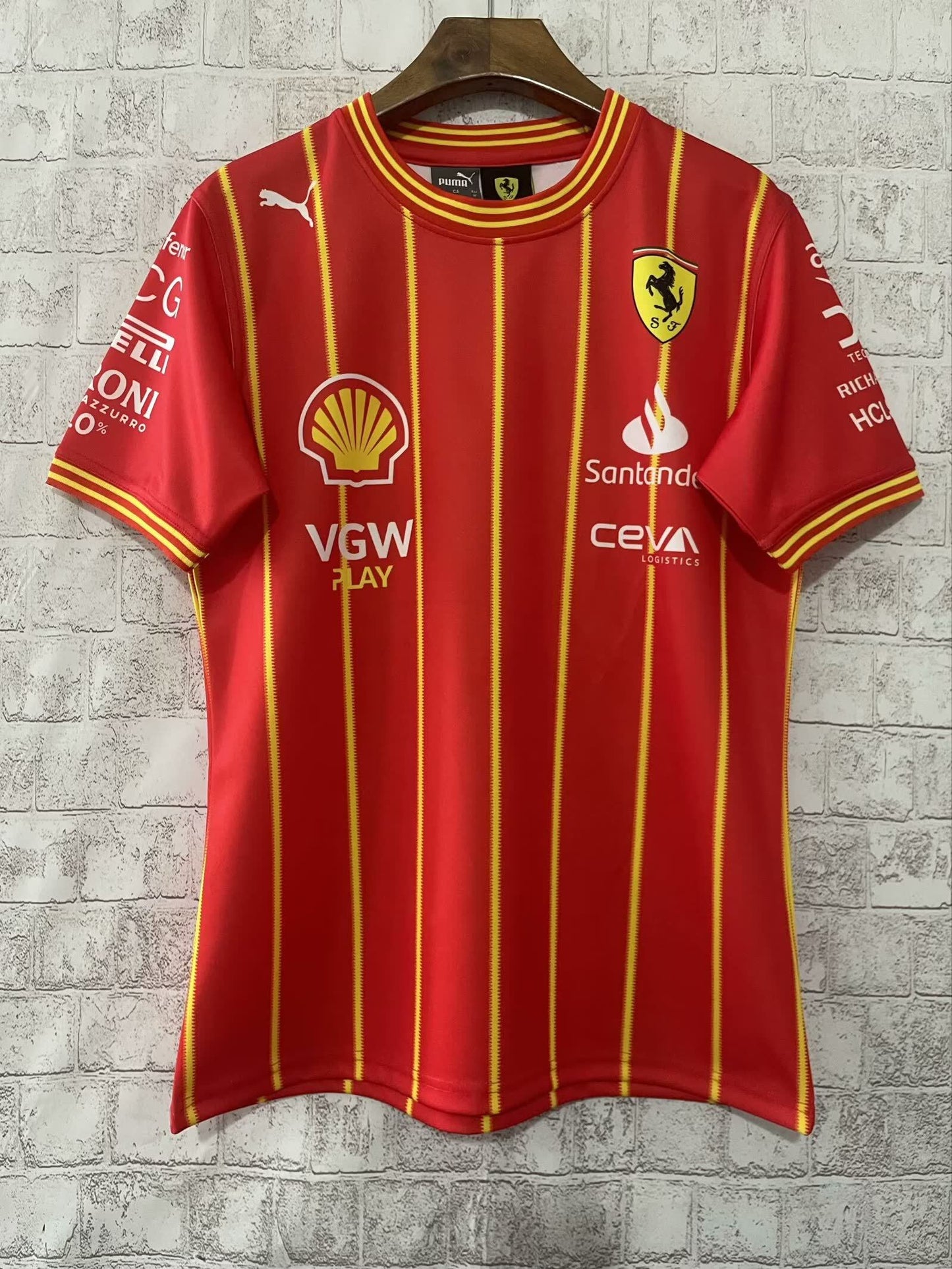 F1 2024 Scuderia Ferrari No.55 S-5XL