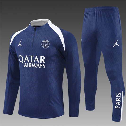 2025/26 Jordan PSG Royal Blue Half Pull Training Suit (Adults&amp;Kids)