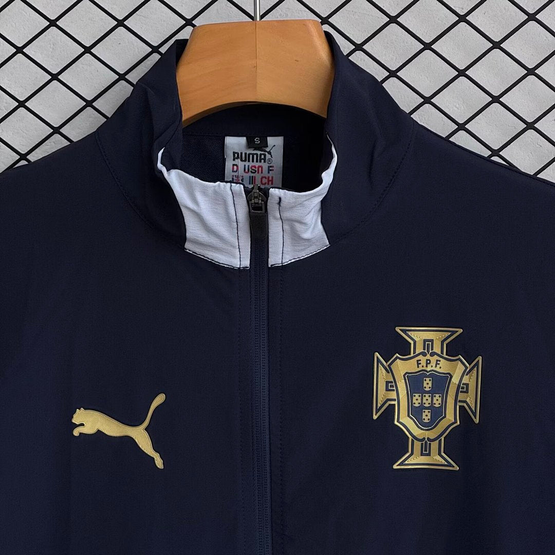 /26 Portugal Royal Blue Windbreaker Set S-XXL3