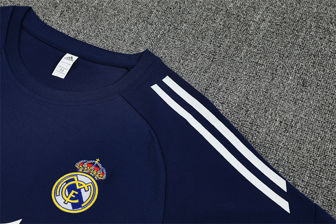 /26 Real Madrid Royal Blue Training Suite (Adults and Kids)7