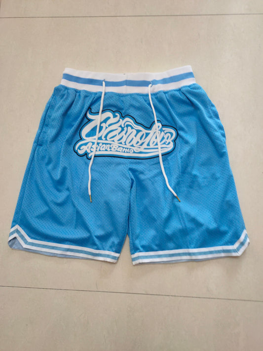 North Carolina Vintage Baby blue Blue Tide Brand Pocket Shorts