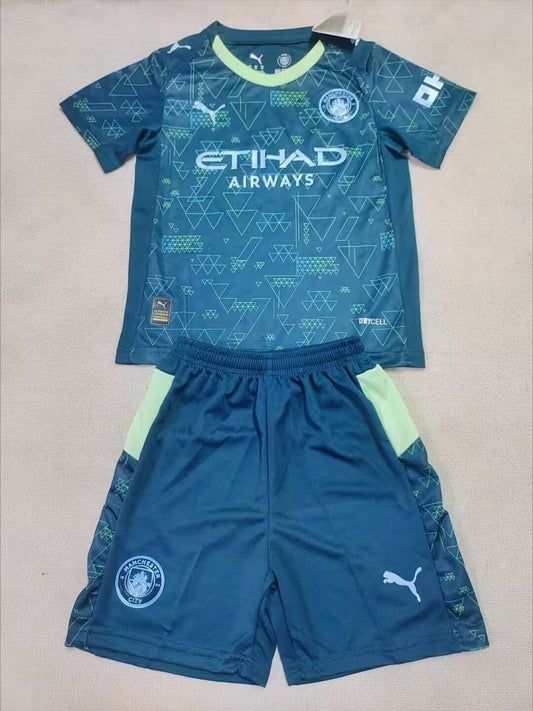 /26 Kids Manchester City third away Size16-305